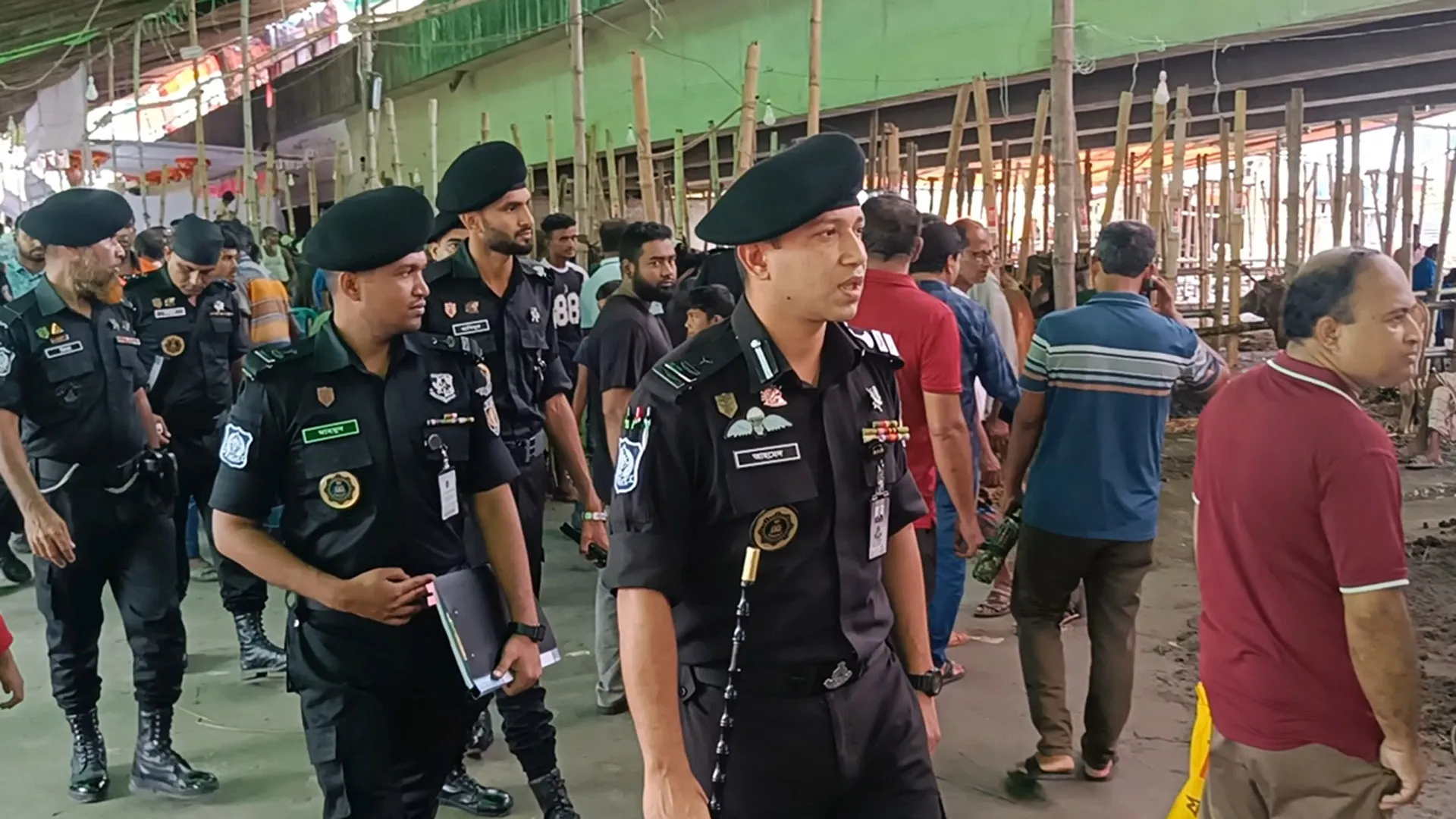 বরিশালে র‌্যাবের নিরাপত্তা ব্যবস্থা জোরদার