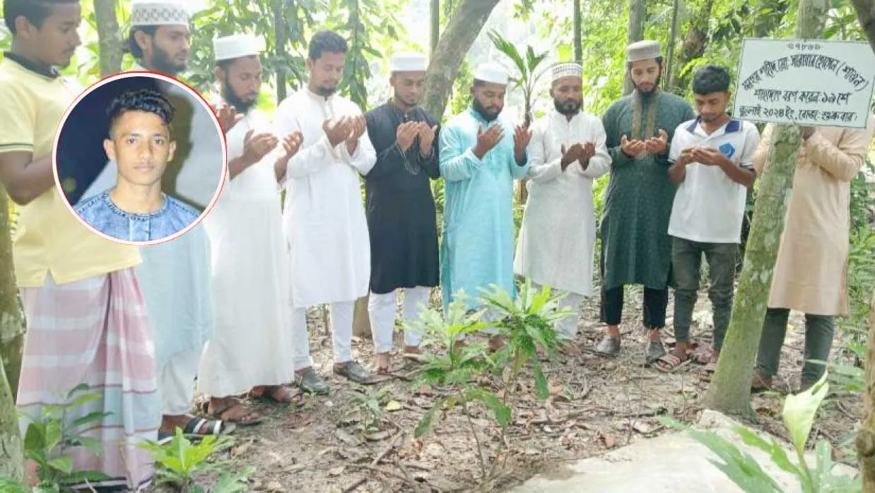 শহীদ সারোয়ারের কবর জিয়ারত করল ছাত্রশিবির, পরিবারের পাশে থাকার আশ্বাস