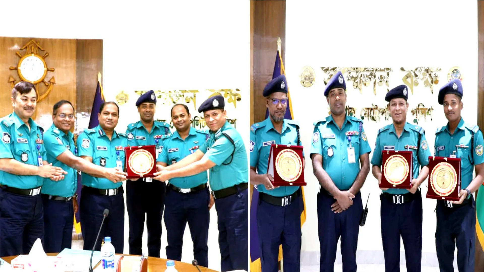বিএমপি'র ৩টি ক্যাটাগরিতে এয়ারপোর্ট থানার শ্রেষ্ঠত্ব অর্জন 