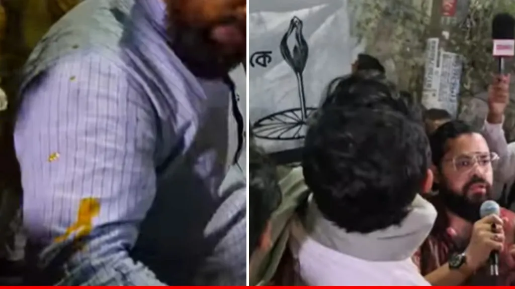 নাসীরুদ্দীন পাটওয়ারীর পথসভায় ডিম নিক্ষেপ