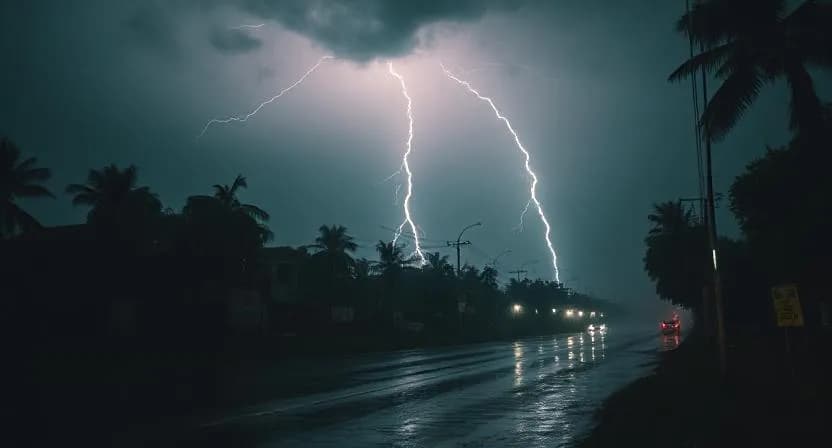 Storm with 60 kph winds forecast for 16 districts