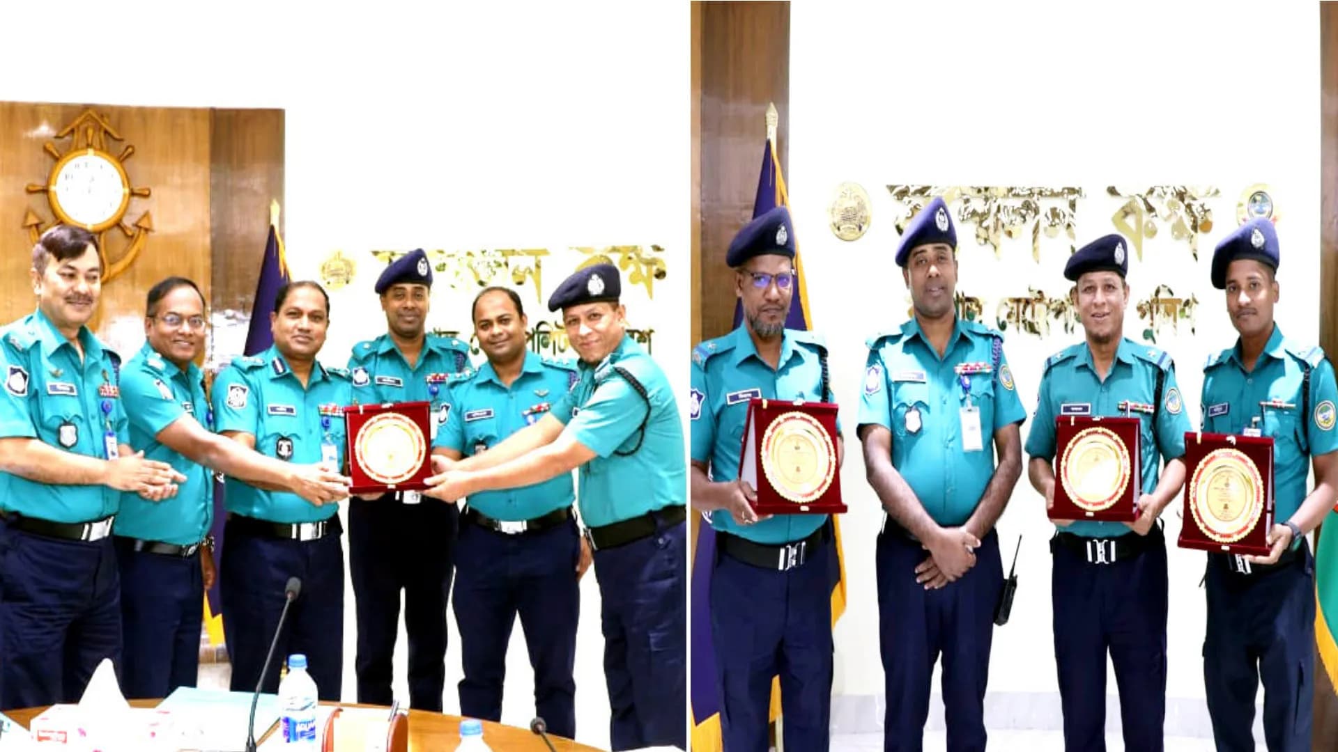 বিএমপি'র ৩টি ক্যাটাগরিতে এয়ারপোর্ট থানার শ্রেষ্ঠত্ব অর্জন 