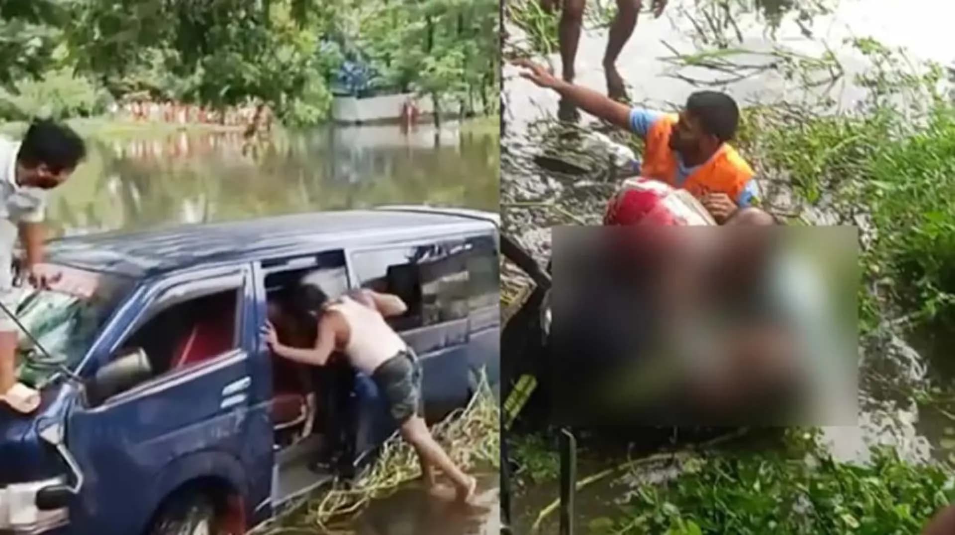 নোয়াখালীতে মাইক্রোবাস খালে পড়ে নিহত ৭