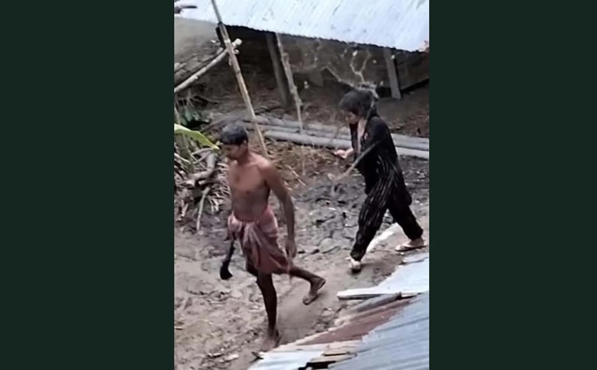কাজিরহাটে প্রবাসীর জমি দখলে বাধা দেওয়ায় স্ত্রীকে মারধর