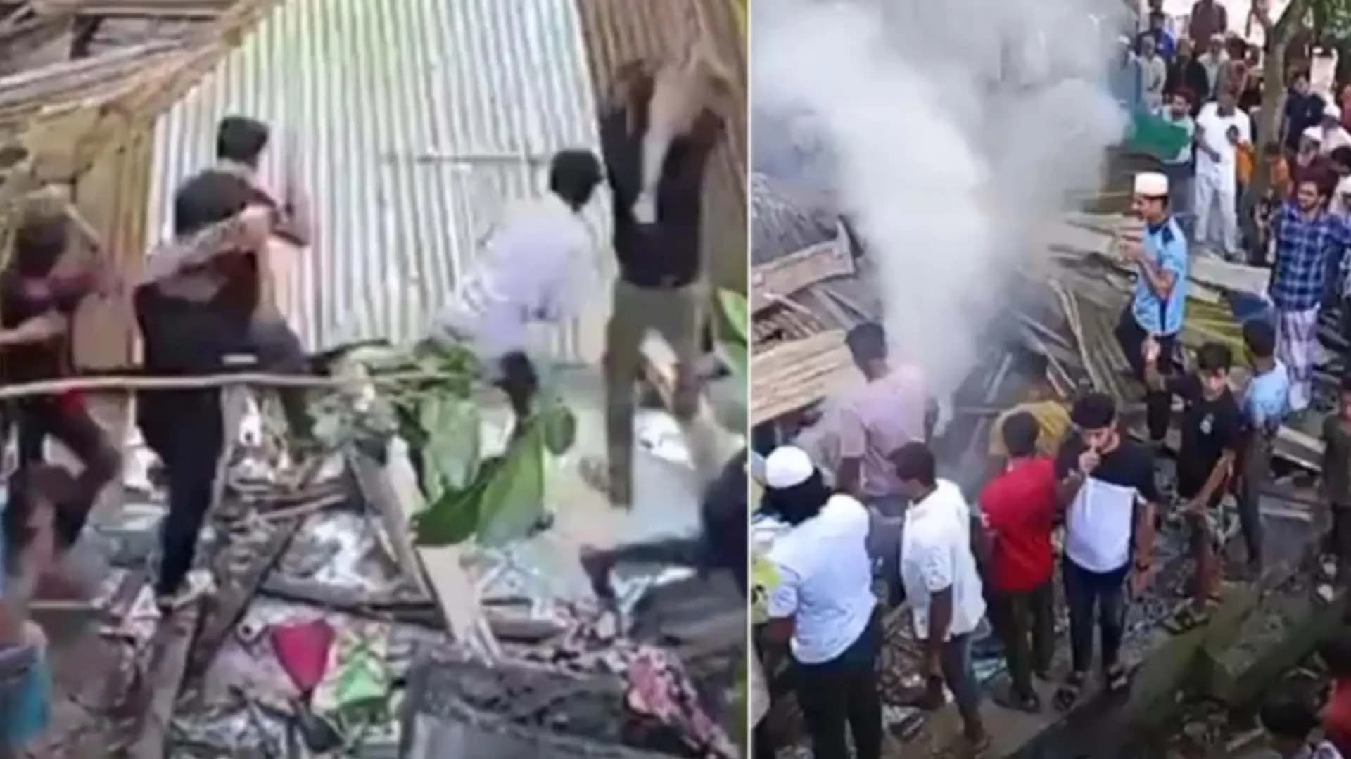 মহানবীকে নিয়ে কটূক্তির অভিযোগে প্রবাসীর বসতঘর ভাঙচুর-আগুন