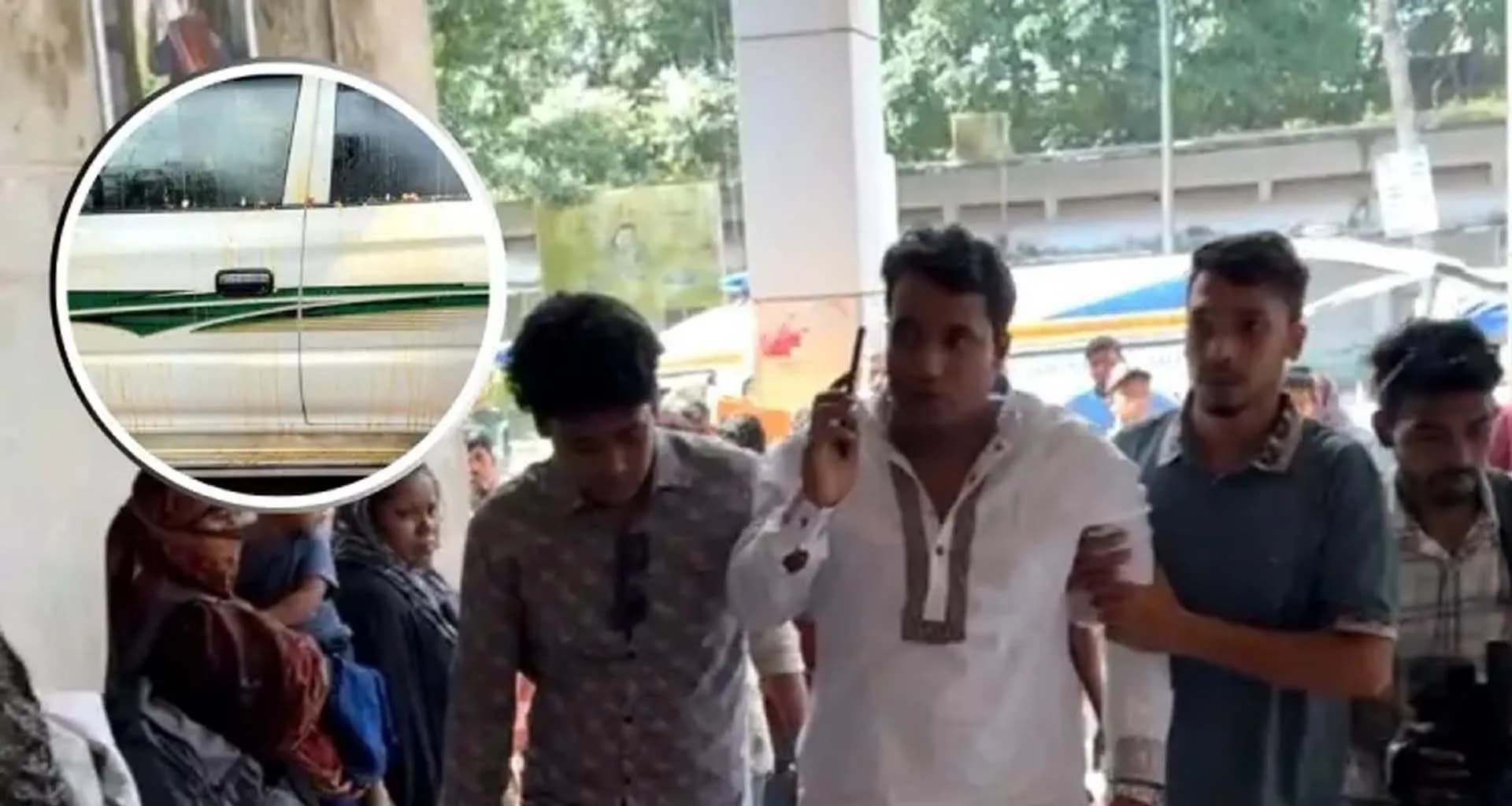ভোলার সহকারী অ্যাটর্নি জেনারেলের গাড়িতে ডিম নিক্ষেপ