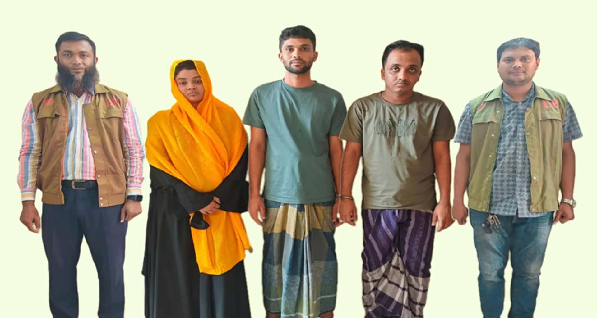 বরগুনায় বিকাশ প্রতারক চক্রের তিন সদস্য গ্রেপ্তার