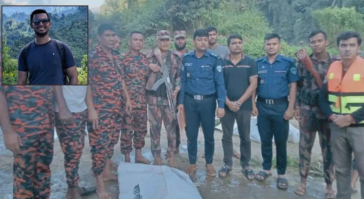 নাফাখুমে ভ্রমণে গিয়ে নিখোঁজ সেই যুবকের মরদেহ উদ্ধার 