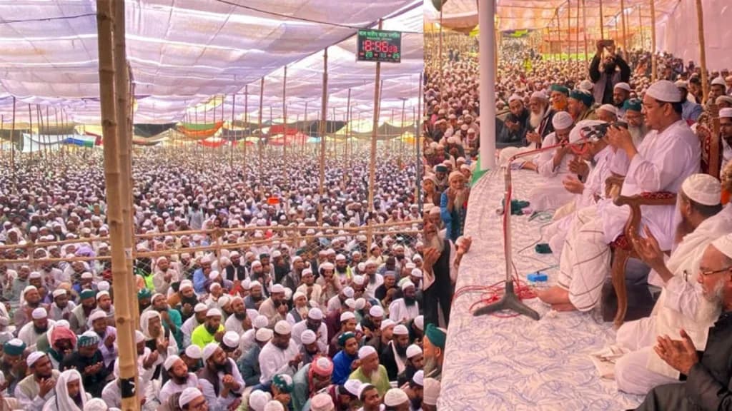 চরমোনাই মাহফিলের আখেরী মুনাজাতে দেশ-জাতি ও উম্মাহর শান্তি কামনা