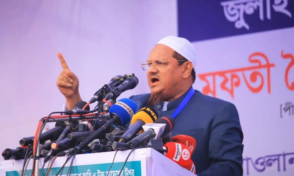 ভোটের মাধ্যমে দুর্নীতিবাজদের উৎখাত করা হবে : চরমোনাই পীর