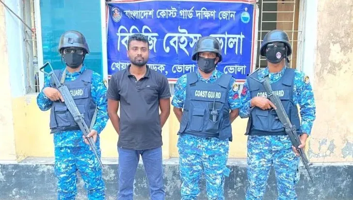 ভোলায় অবৈধ প্রবেশের অভিযোগে ভারতীয় যুবক আটক