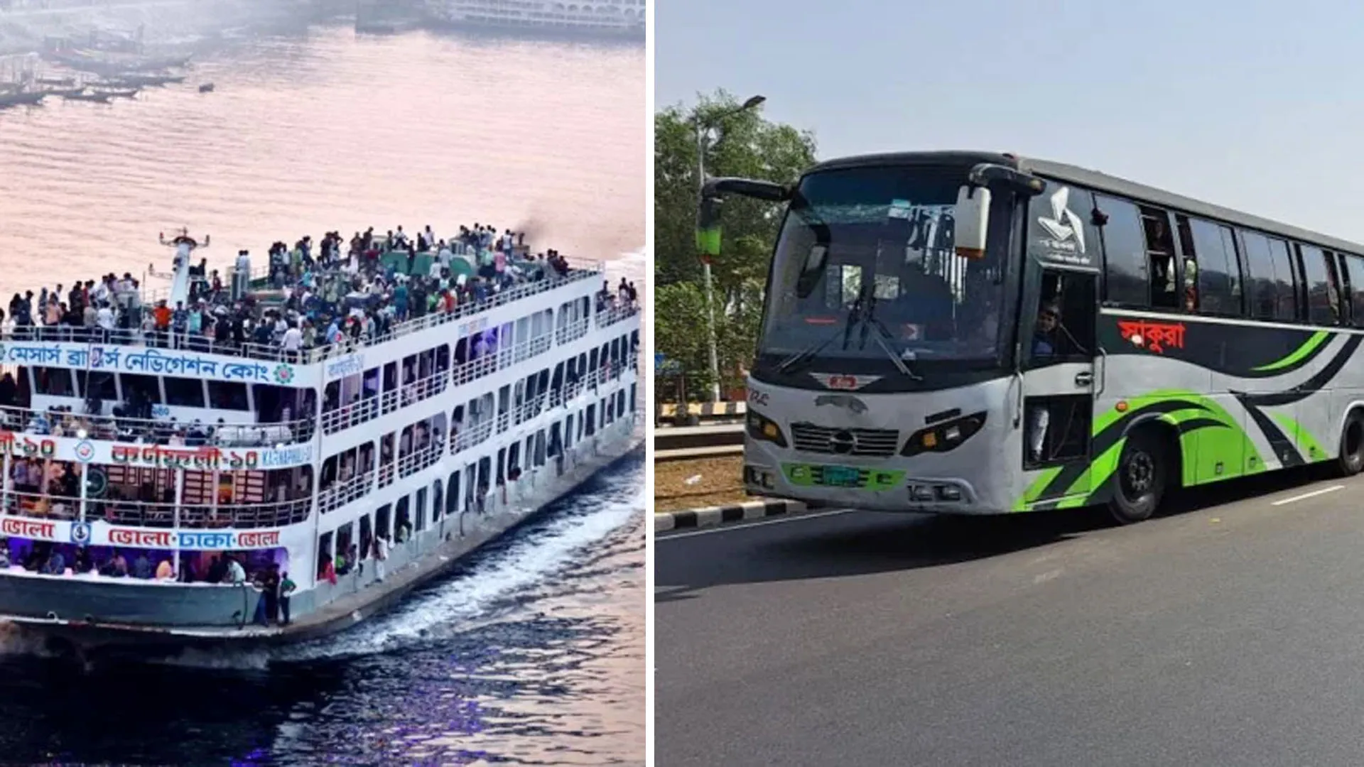 বাসে ৬৪ শতাংশ, লঞ্চে দেড়গুণ ভাড়া বাড়ানোর প্রস্তাব