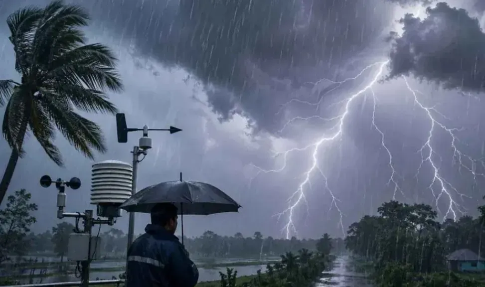 বরিশালসহ দেশের সকল উপকূলীয় জেলায় বজ্রবৃষ্টির শঙ্কা ,নদীবন্দরগুলোতে সতর্কতা                                 