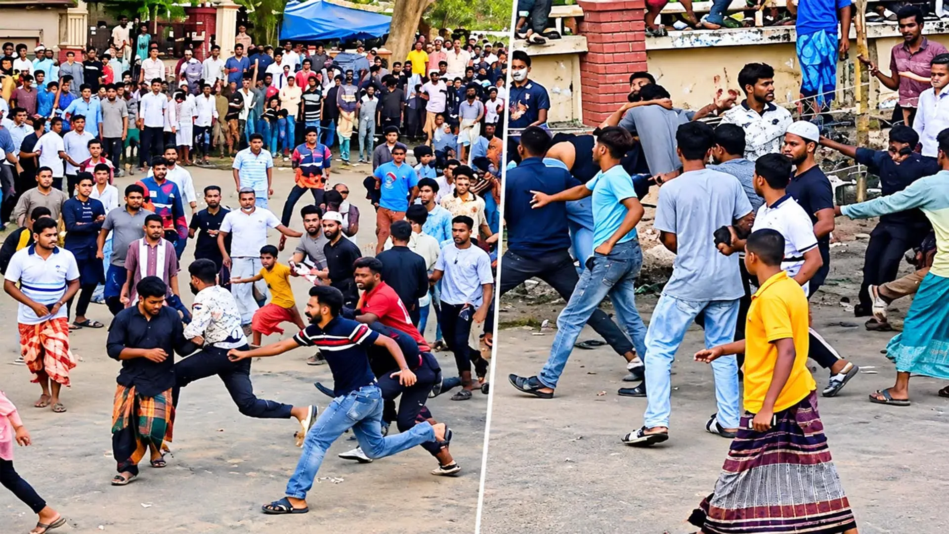 পটুয়াখালীর গলাচিপায় ফুটবল ম্যাচ ঘিরে সংঘর্ষ, আহত অর্ধশতাধিক