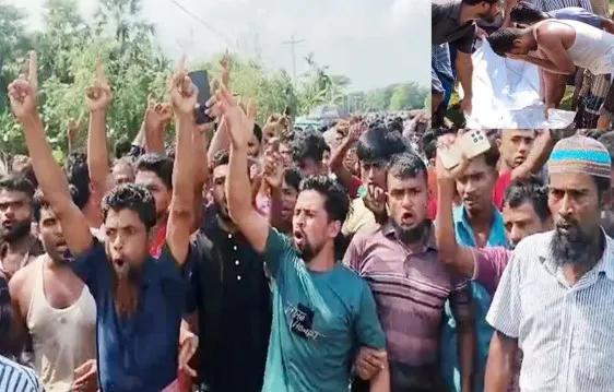 ভোলায় ব্যবসায়ীর গলাকাটা মরদেহ উদ্ধার, অভিযুক্তের বাড়িতে আগুন
