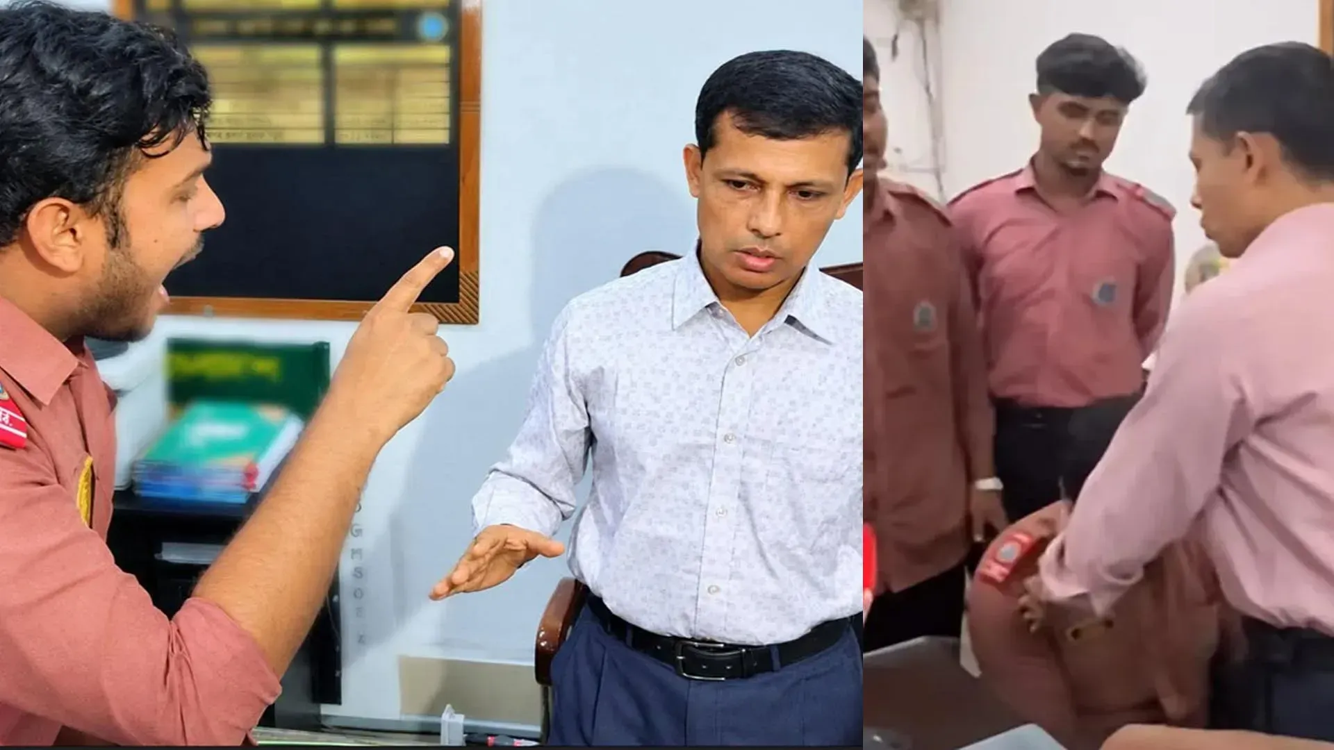 সমালোচনার মুখে শিক্ষকের পা ধরে সেই শিক্ষার্থীর ক্ষমা প্রার্থনা