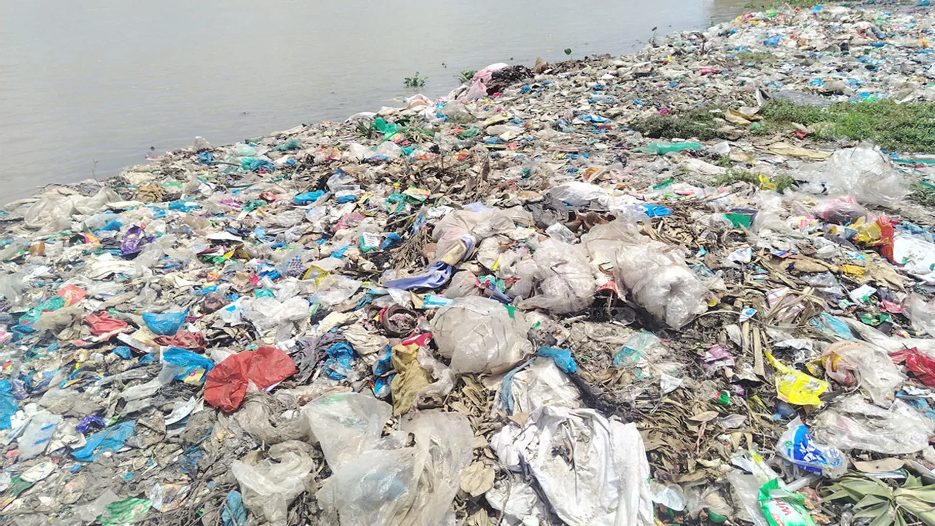 ঝালকাঠির দুই পৌরসভার ময়লা ফেলা হচ্ছে সুগন্ধা নদীতে